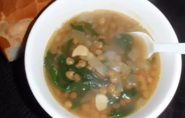 Hearty Lentil and Green Collard Soup Recipe