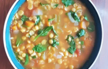Hearty Lentil Soup Recipe with Vegetables