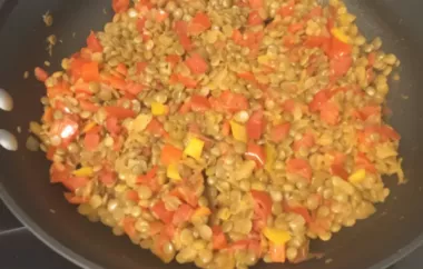 Hearty Lentils with Tangy Tomatoes