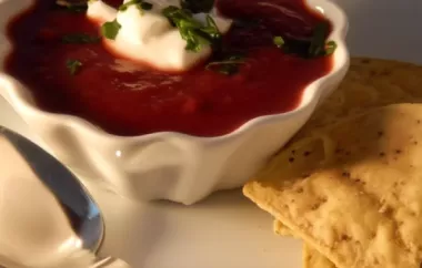 Hearty Tomato and Beet Soup Recipe