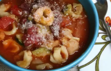 Hearty Tortellini Minestrone Soup Recipe