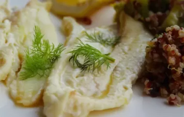 Herb-Crusted Baked Fish with Lemon Butter Sauce
