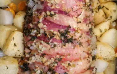 Herb, Garlic, and Bacon Stuffed Pork Loin Recipe