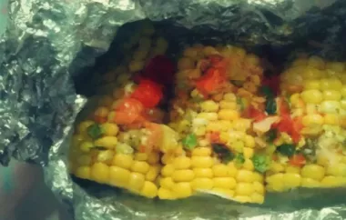 Herbed Butter Corn Cobs in Parchment