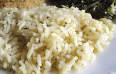 Herbed Rice with Herbes de Provence