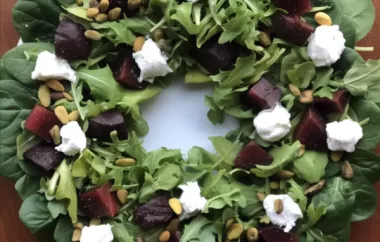 Holiday Salad Wreath