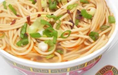 Homemade All Natural Ramen Noodles