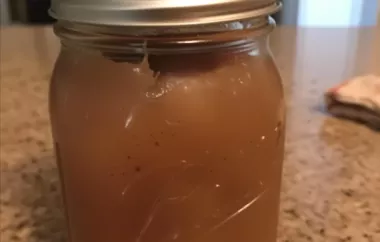 Homemade Apple Butter with a Touch of Sweetness from Honey