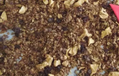 Homemade Apple Pie Granola Recipe