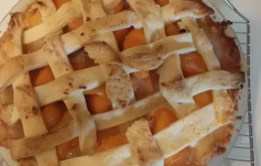 Homemade Apricot Pie