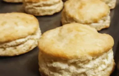 Homemade Basic Biscuit Recipe