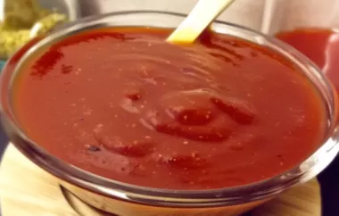 Homemade BBQ Sauce Recipe with a Tangy Twist