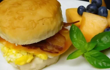 Homemade Breakfast Biscuits Recipe