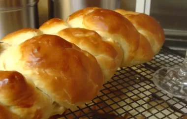 Homemade Challah Bread Recipe