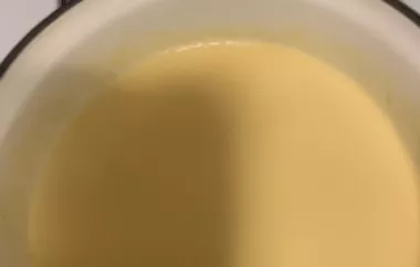 Homemade Cheese Sauce Recipe