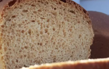 Homemade Cracked Wheat Bread Recipe
