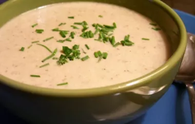 Homemade Cream of Mushroom Soup Recipe
