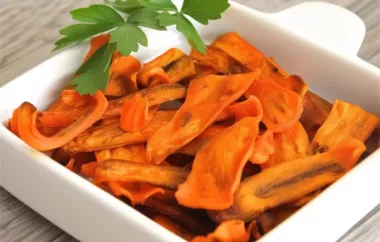 Homemade Crunchy Carrot Chips Recipe