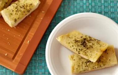 Homemade Crusty Garlic Bread Recipe