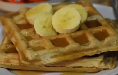 Homemade Dairy-Free Whole Wheat Waffles Recipe