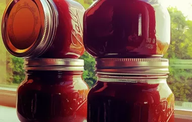 Homemade Easy Apple Rhubarb Jam Recipe