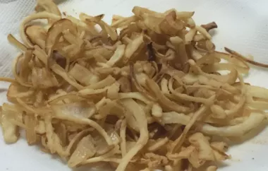 Homemade French Fried Onions Recipe for Green Bean Casserole