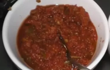 Homemade Fresh Tomato Salsa Recipe