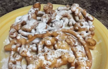 Homemade Funnel Cakes Recipe