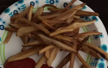 Homemade Golden Crispy French Fries Recipe