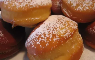 Homemade Jelly Doughnuts Recipe