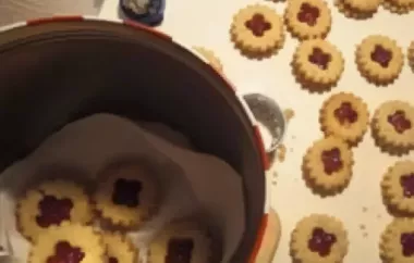 Homemade Linzer Cookies