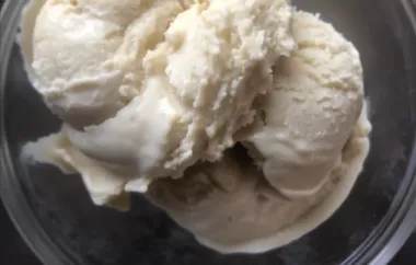Homemade Maple Ice Cream Recipe
