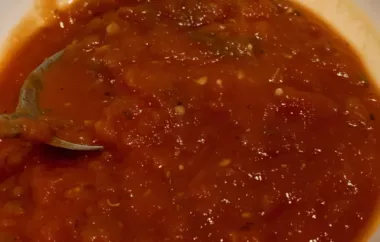 Homemade Marinara Dipping Sauce Recipe