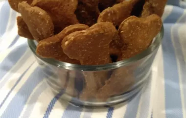 Homemade Peanut Butter and Banana Dog Biscuits