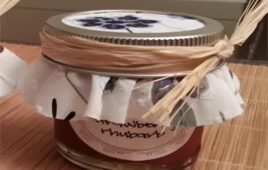 Homemade Pectin-Free Strawberry Rhubarb Jam Recipe