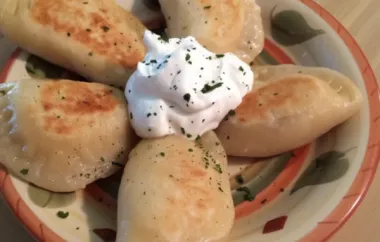Homemade perogies with a twist from Grandma's American kitchen