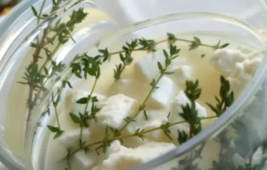 Homemade Pickled Cheese Recipe