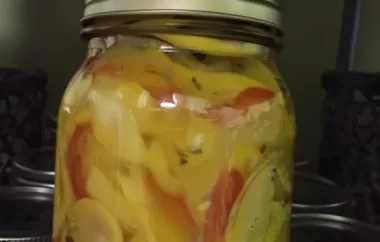 Homemade Pickled Squash Recipe