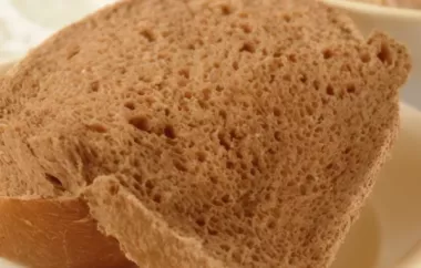 Homemade Pumpernickel Rye Bread Recipe: An Easy and Delicious Way to Enjoy Dark, Hearty Bread
