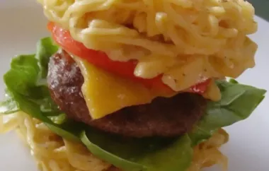 Homemade Ramen Burger with a Twist