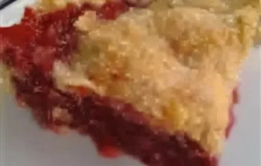 Homemade Raspberry Pie Recipe