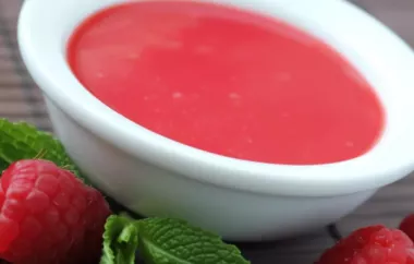 Homemade Raspberry Sauce Recipe