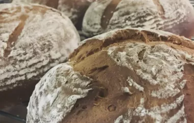 Homemade Rye Bread with a Classic American Twist