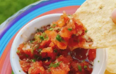 Homemade Salsa Recipe: Fresh and Flavorful