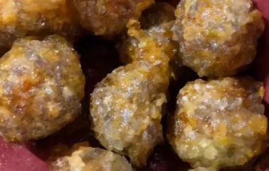 Homemade Sausage Balls Without Bisquick