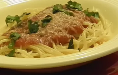 Homemade Spaghetti Sauce Recipe