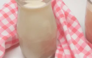 Homemade Sweetened Condensed Milk Substitute