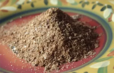 Homemade Taco Seasoning Recipe without Chili Powder