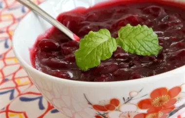 Homemade Tangy Cranberry Sauce