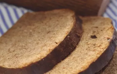 Homemade Totally Rye Bread Recipe